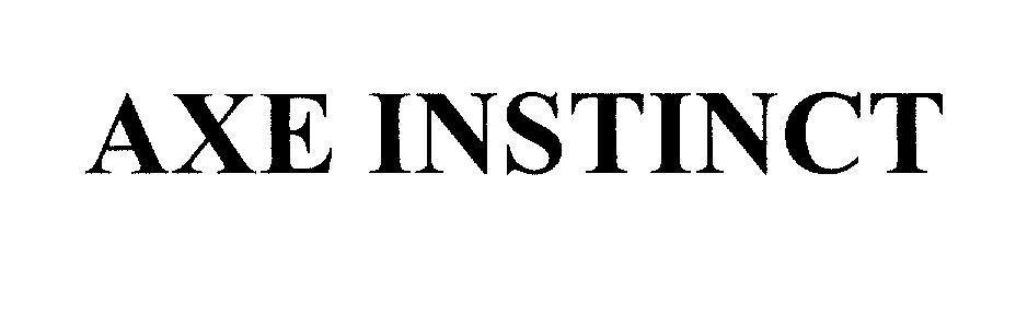 Mẫu nhãn hiệu AXE INSTINCT