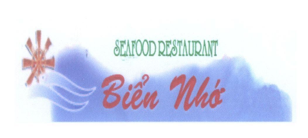 Mẫu nhãn hiệu Biển Nhớ SEAFOODRESTAURANT