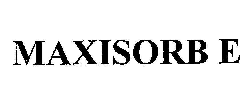 Mẫu nhãn hiệu MAXISORB E