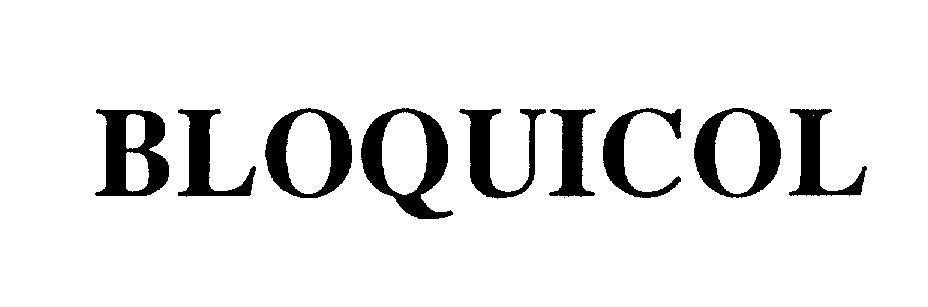 Mẫu nhãn hiệu BLOQUICOL