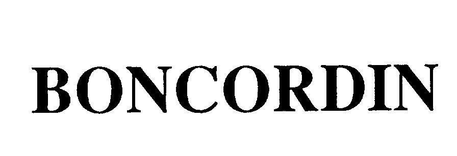 Mẫu nhãn hiệu BONCORDIN