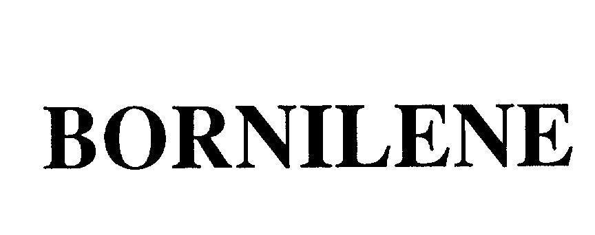 Mẫu nhãn hiệu BORNILENE