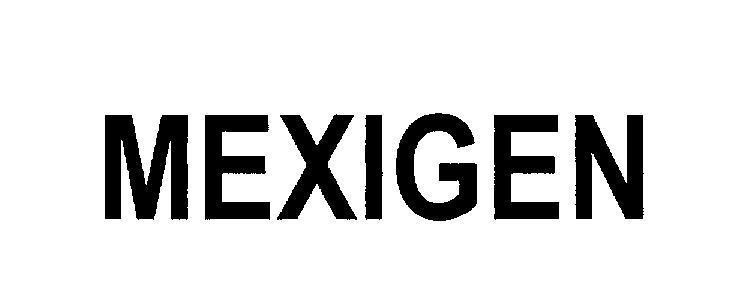 Mẫu nhãn hiệu MEXIGEN