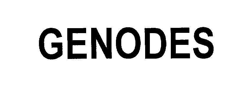 Mẫu nhãn hiệu GENODES