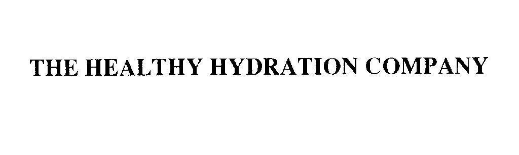 Mẫu nhãn hiệu THE HEALTHY HYDRATION COMPANY