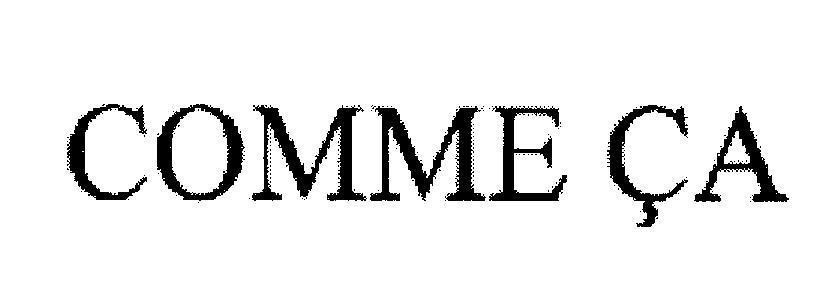 Mẫu nhãn hiệu COMME CA