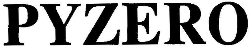 Mẫu nhãn hiệu PYZERO