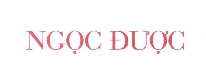Mẫu nhãn hiệu Ngọc Được