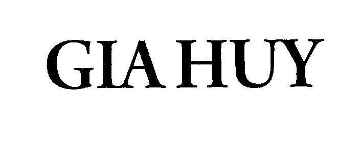 Mẫu nhãn hiệu GIA HUY