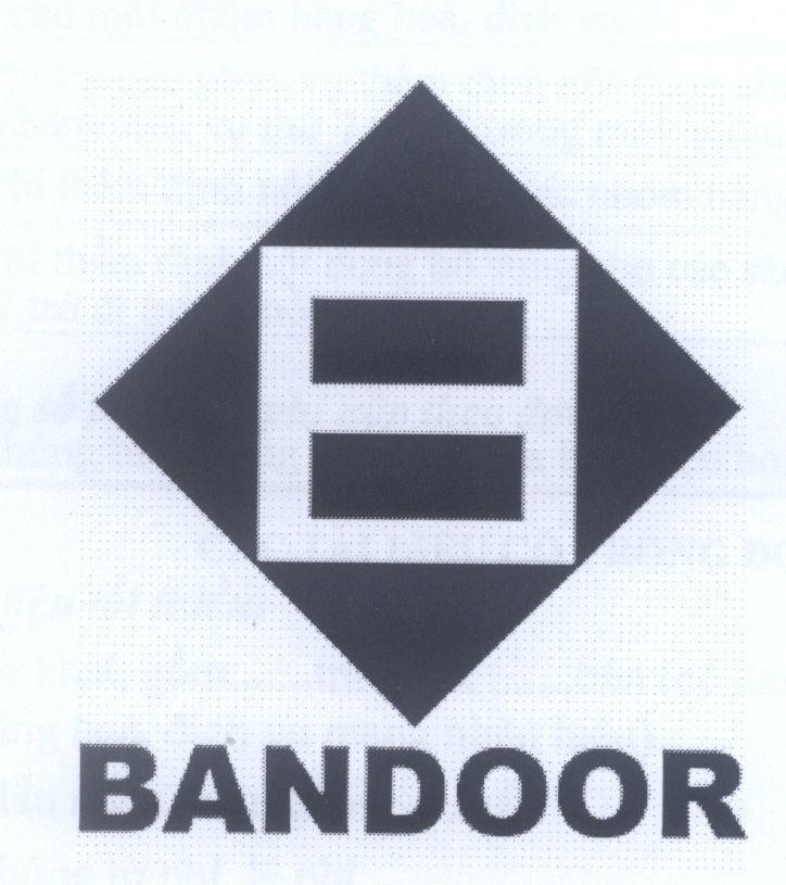 Mẫu nhãn hiệu B BANDOOR