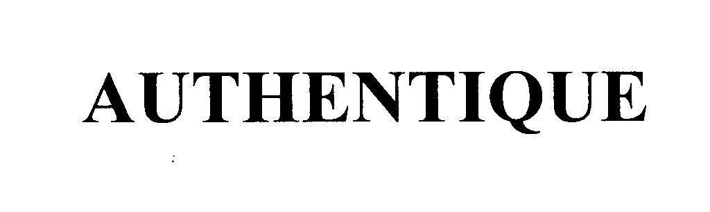 Mẫu nhãn hiệu AUTHENTIQUE