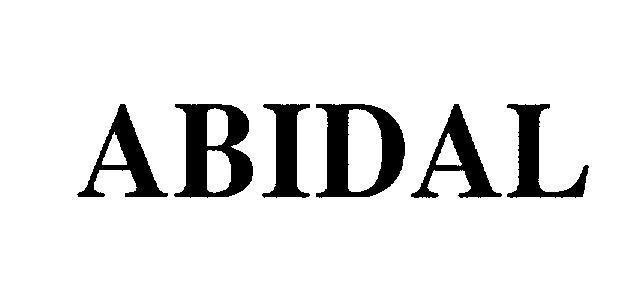 Mẫu nhãn hiệu ABIDAL
