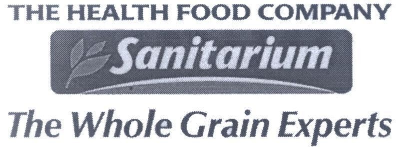 Mẫu nhãn hiệu Sanitarium THE HEALTH FOOD COMPANY The Whole Grain Exprerts