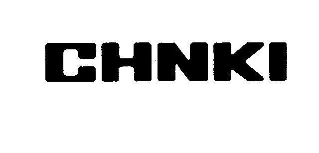 Mẫu nhãn hiệu CHNKI