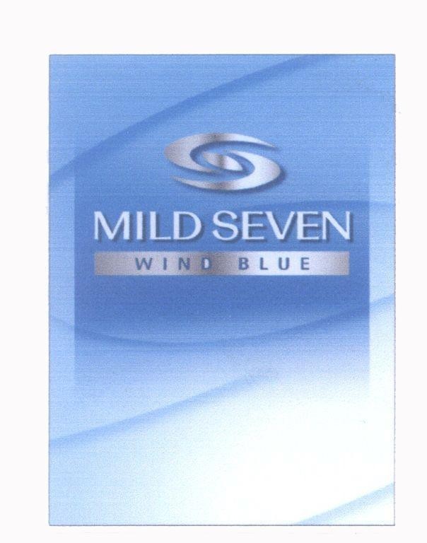 Mẫu nhãn hiệu MILD SEVEN WIND BLUE S