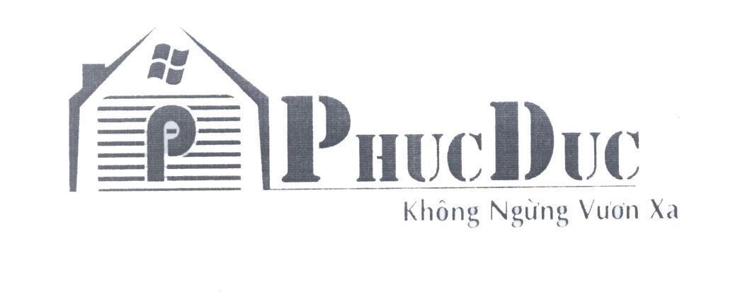 Mẫu nhãn hiệu PHUCDUC Không Ngừng Vươn Xa P