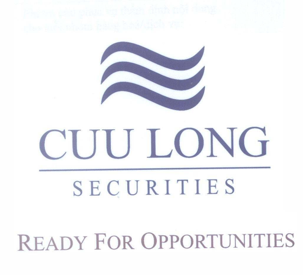 Mẫu nhãn hiệu CUU LONG SECURITIES READY FOR OPPORTUNITIES