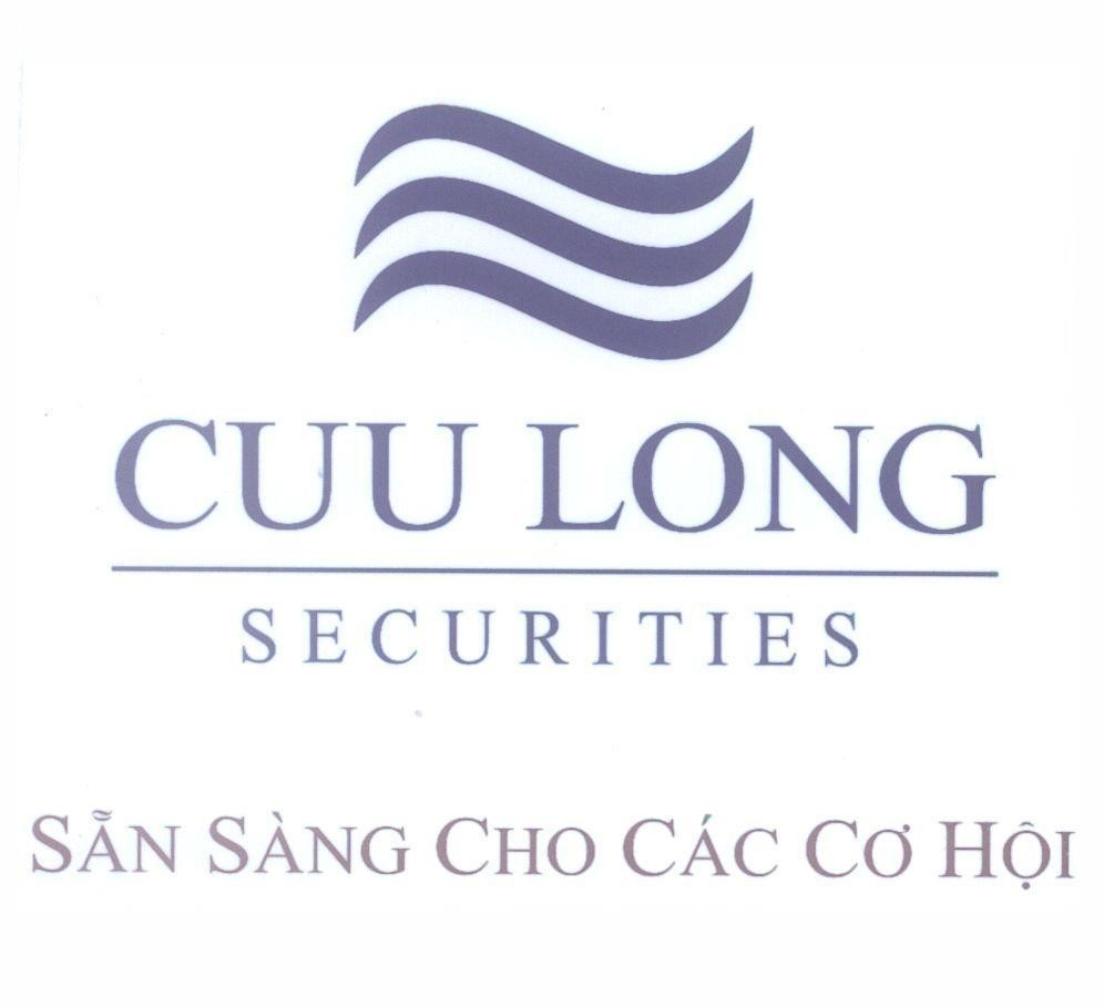 Mẫu nhãn hiệu CUU LONG SECURITIES Sẵn Sàng Cho Các Cơ Hội