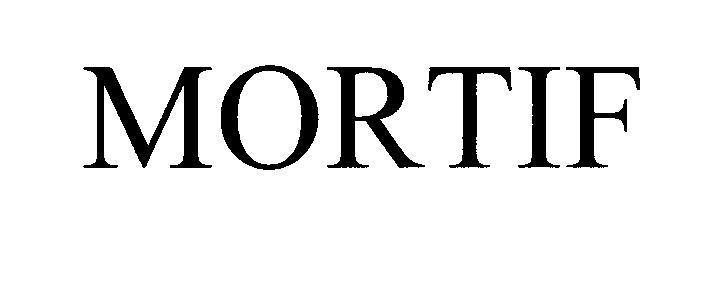 Mẫu nhãn hiệu MORTIF