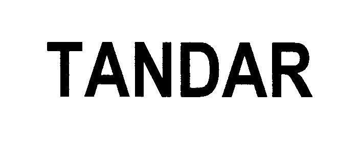 Mẫu nhãn hiệu TANDAR
