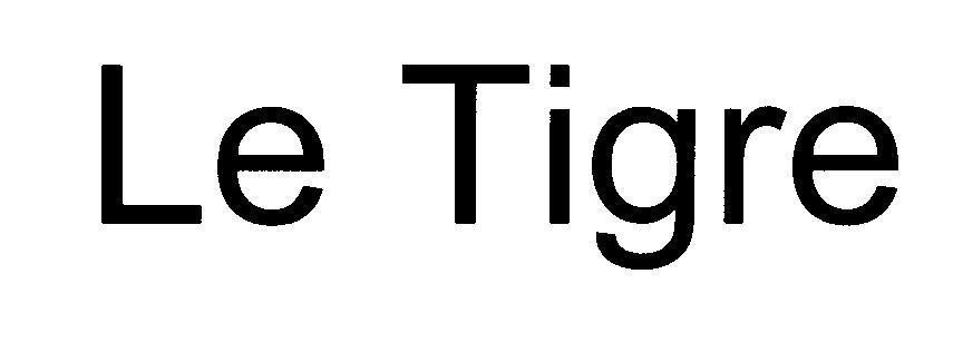 Mẫu nhãn hiệu Le Tigre