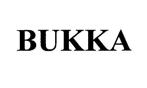 Mẫu nhãn hiệu BUKKA