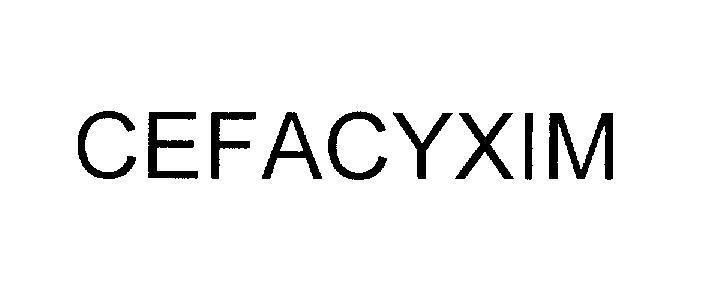Mẫu nhãn hiệu CEFACYXIM