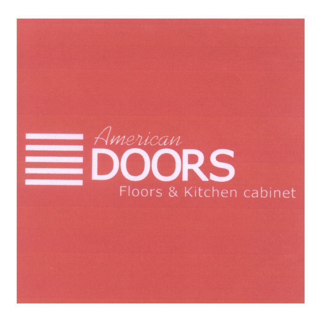 Mẫu nhãn hiệu American DOORS Floors & Kitchen cabinet