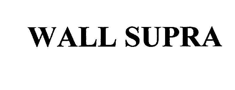 Mẫu nhãn hiệu WALL SUPRA