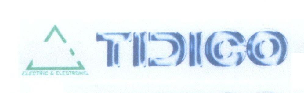 Mẫu nhãn hiệu TIDICO ELECTRIC & ELECTRONIC