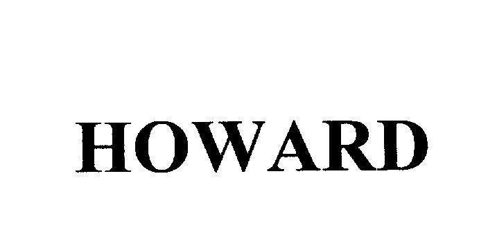 Mẫu nhãn hiệu HOWARD