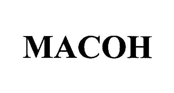 Mẫu nhãn hiệu MACOH