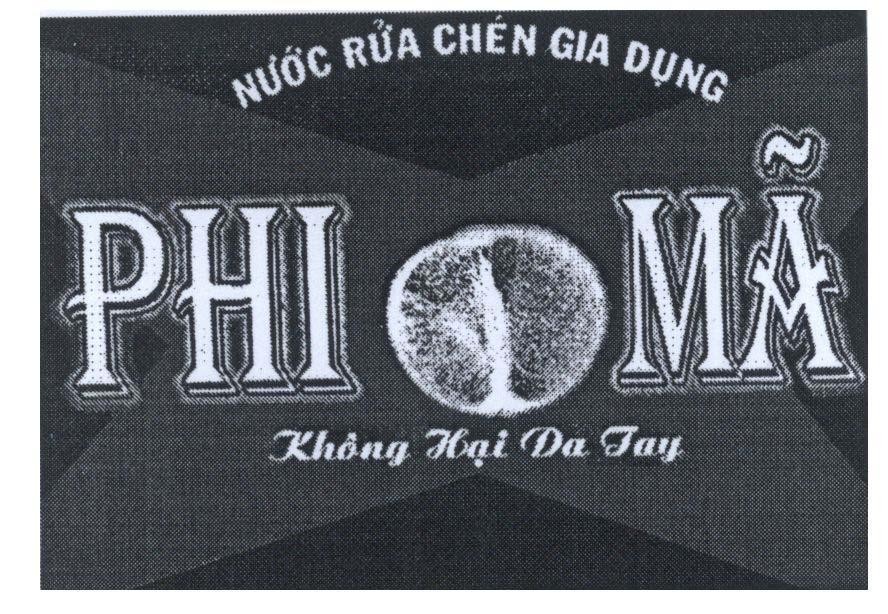 Mẫu nhãn hiệu Phi Mã Nước Rửa Chén Gia Dụng Không Hại Da Tay