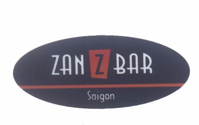 Mẫu nhãn hiệu ZAN Z BAR Saigon