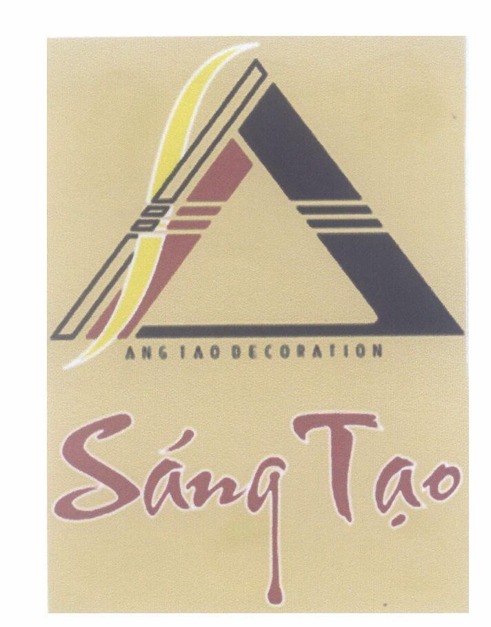 Mẫu nhãn hiệu S ANG TAO DECORATION Sáng Tạo S T