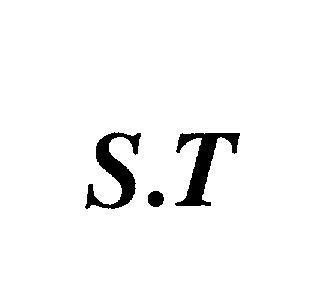 Mẫu nhãn hiệu S.T ST