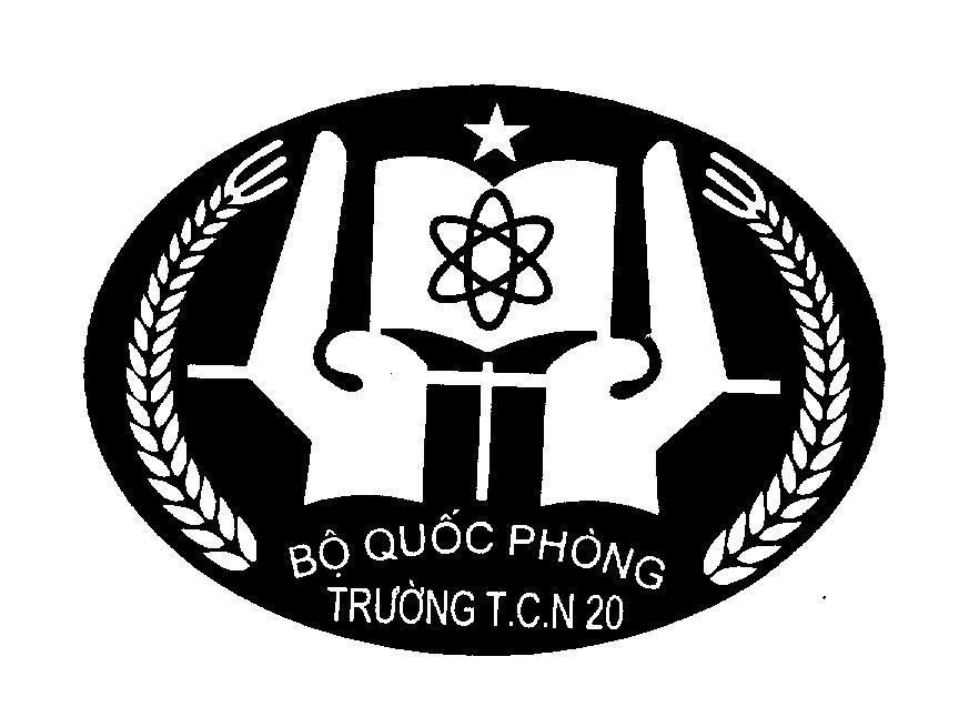 Mẫu nhãn hiệu Bộ Quốc Phòng Trường T.C.N 20