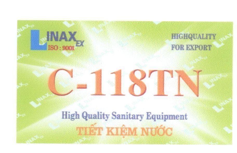 Mẫu nhãn hiệu L INAX EX HIGHQUALITY FOR EXPORT C-118TN High Quality Sanitary Equipment Tiết Kiệm Nước ISO : 9001