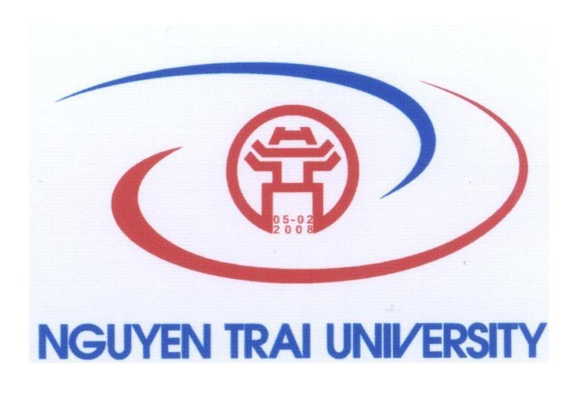 Mẫu nhãn hiệu NGUYEN TRAI UNIVERSITY 05-02 2008