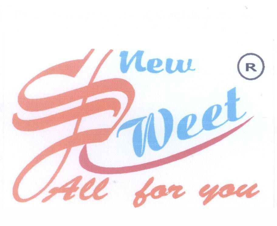 Mẫu nhãn hiệu New S weet All for you