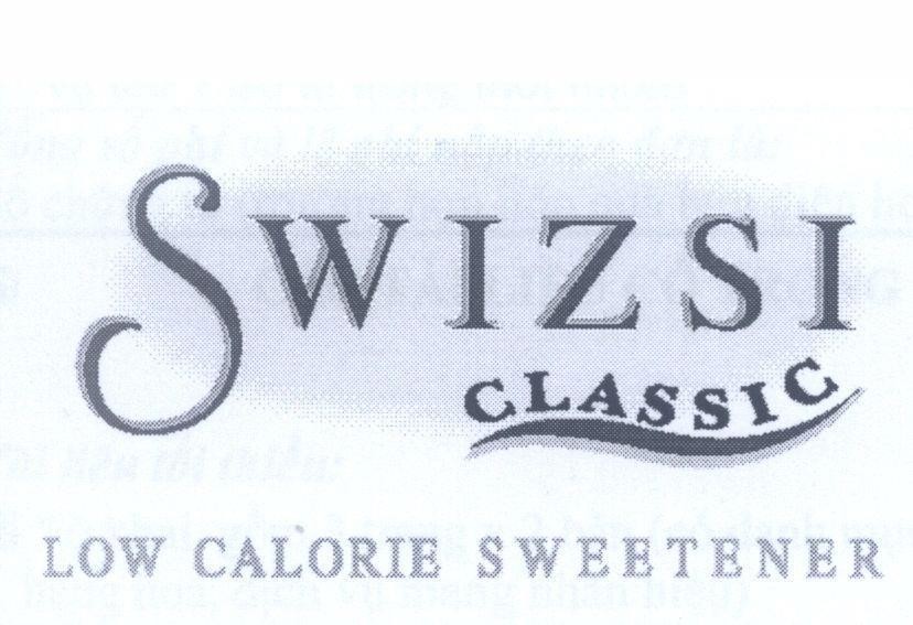 Mẫu nhãn hiệu Swizsi CLASSIC LOW CALORIE SWEETENER