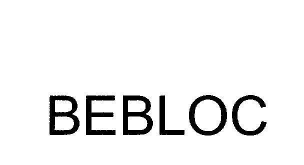 Mẫu nhãn hiệu BEBLOC