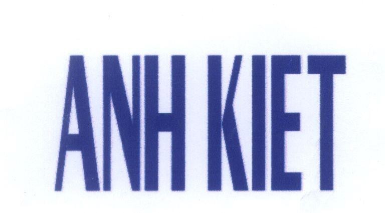 Mẫu nhãn hiệu ANH KIET