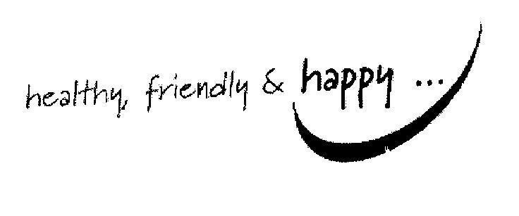 Mẫu nhãn hiệu healthy friendly & happy...