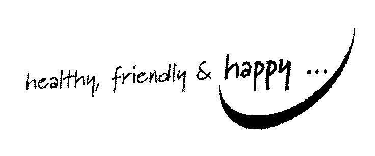 Mẫu nhãn hiệu healthy friendly & happy...