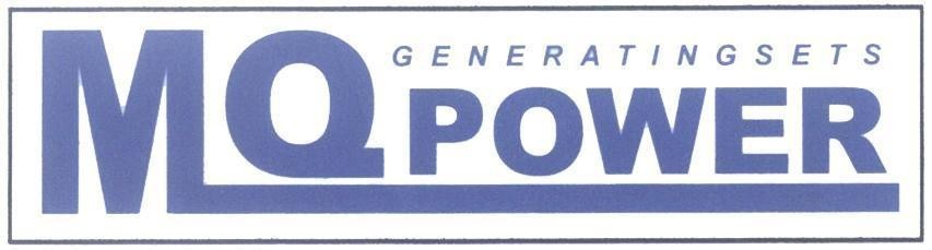 Mẫu nhãn hiệu MQPOWER MQ POWER GENERATINGSETS