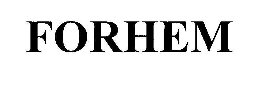 Mẫu nhãn hiệu FORHEM