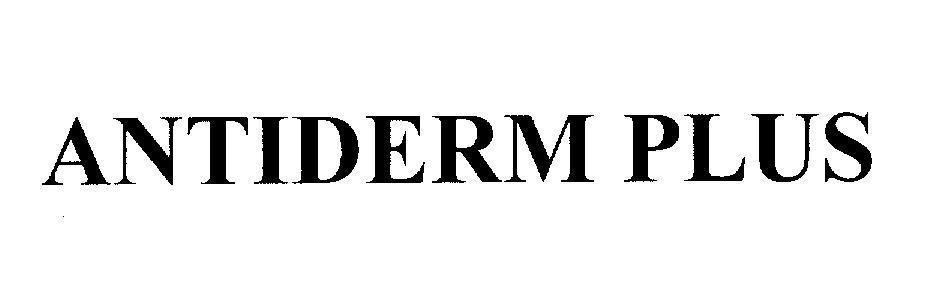 Mẫu nhãn hiệu ANTIDERM PLUS