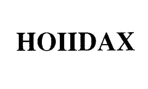 Mẫu nhãn hiệu HOIIDAX