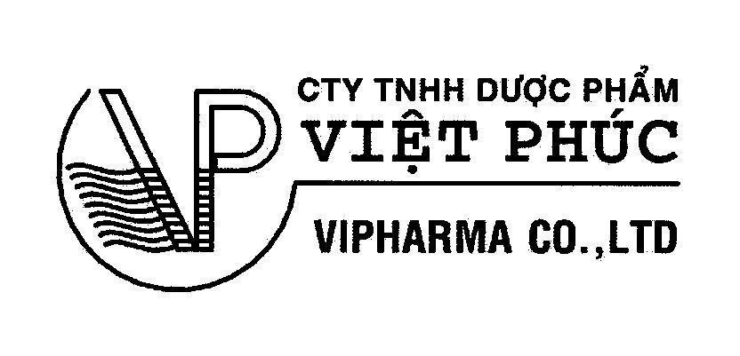 Mẫu nhãn hiệu VP CTy TNHH Dược Phẩm Việt Phúc VIPHARMA., LTD